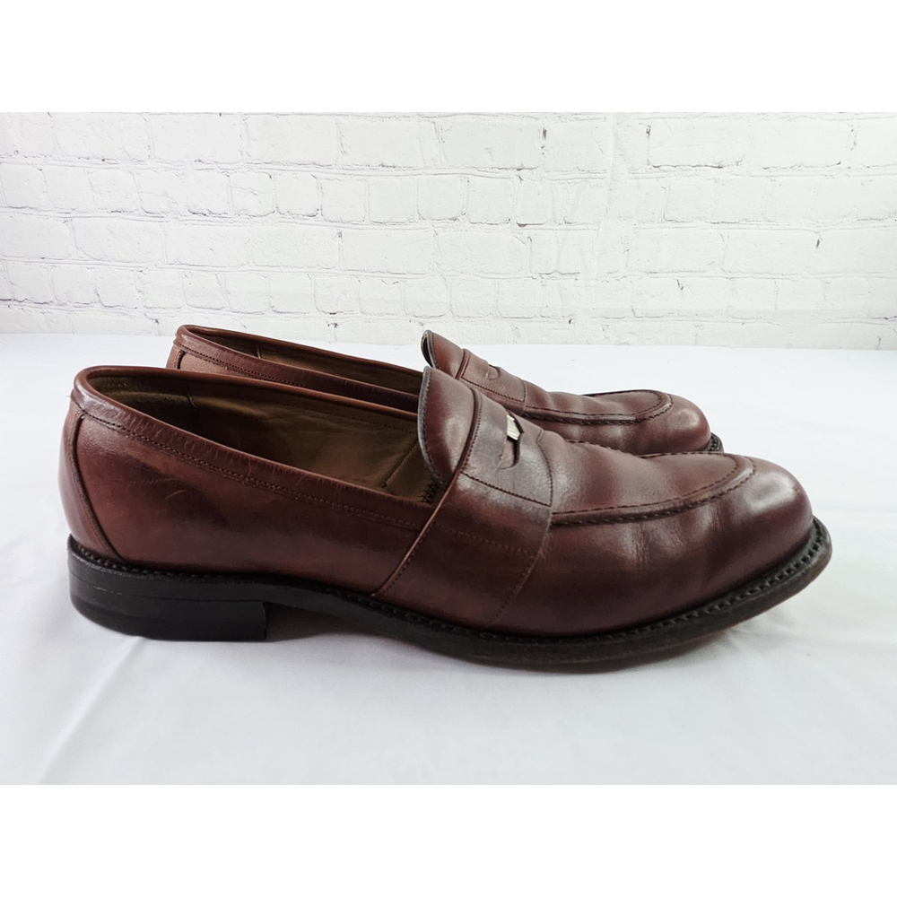 FootJoy Vintage Classics Men's Dress Shoes Brown Leather Penny Loafers Size 12